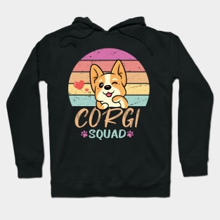 Corgi Squad Dog Lovers Hoodie